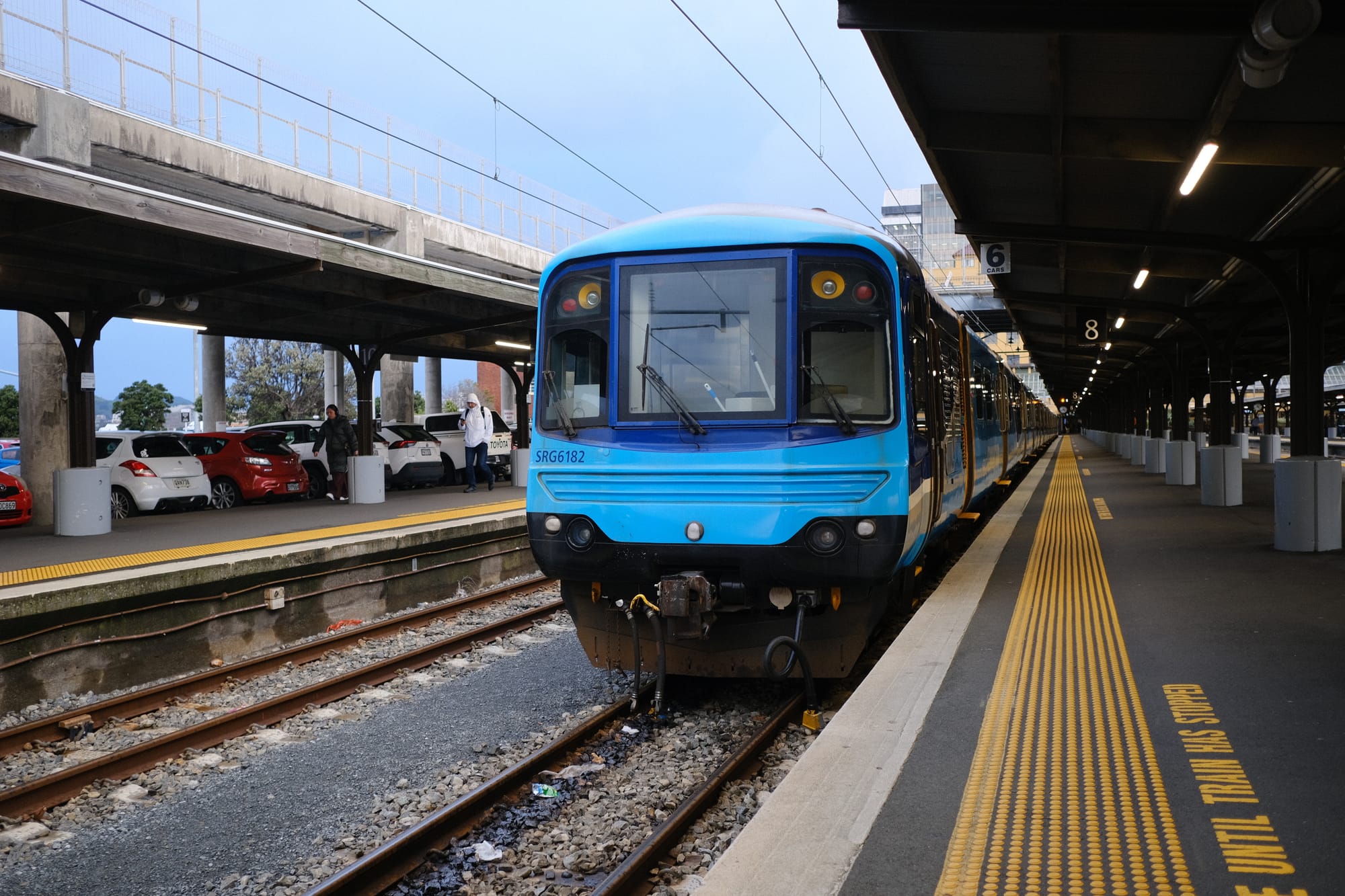 The Capital Connection train at Wellington Station